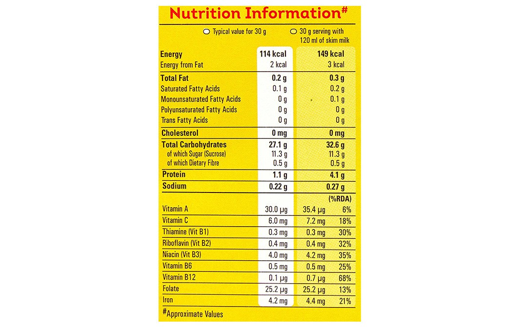 Kellogg's Corn Flakes with Real Mango Puree   Box  300 grams